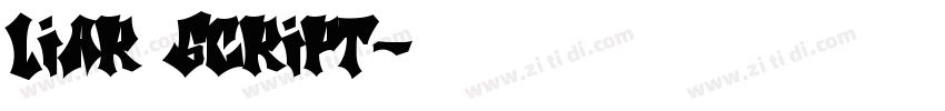Liar Script字体转换